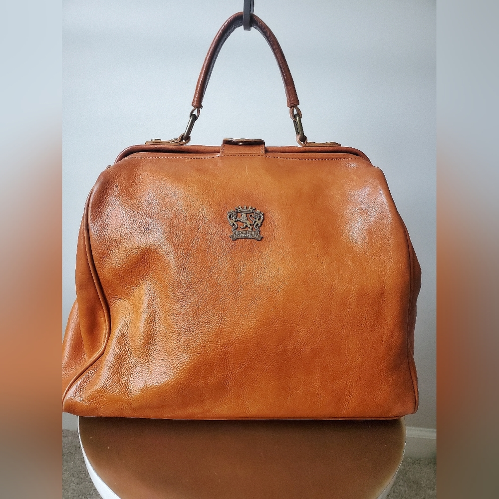 Pratezi Firenze Large Leather Satchel Bag